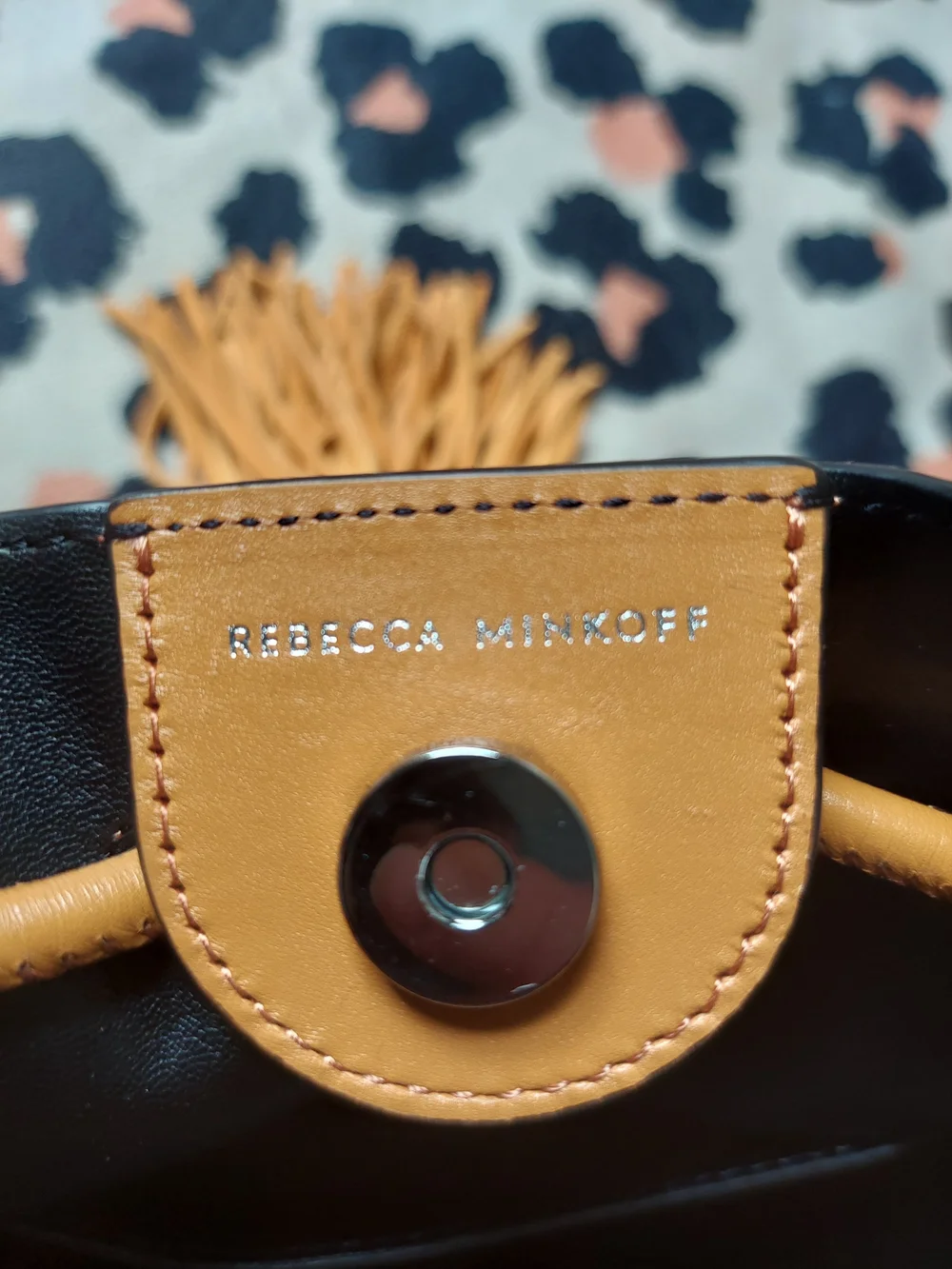 Rebecca Minkoff Mustard Yellow Tassel Crossbody Bag Boho